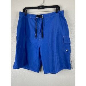 AFTCO Men 34 Royal Blue Boardshorts Boating Swim Beach Surf